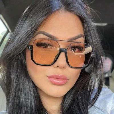 Designer Rectangle Sunglasses Women Men Comfortable Square Sun Glasses Female Male Big Frame Mirror Trendy