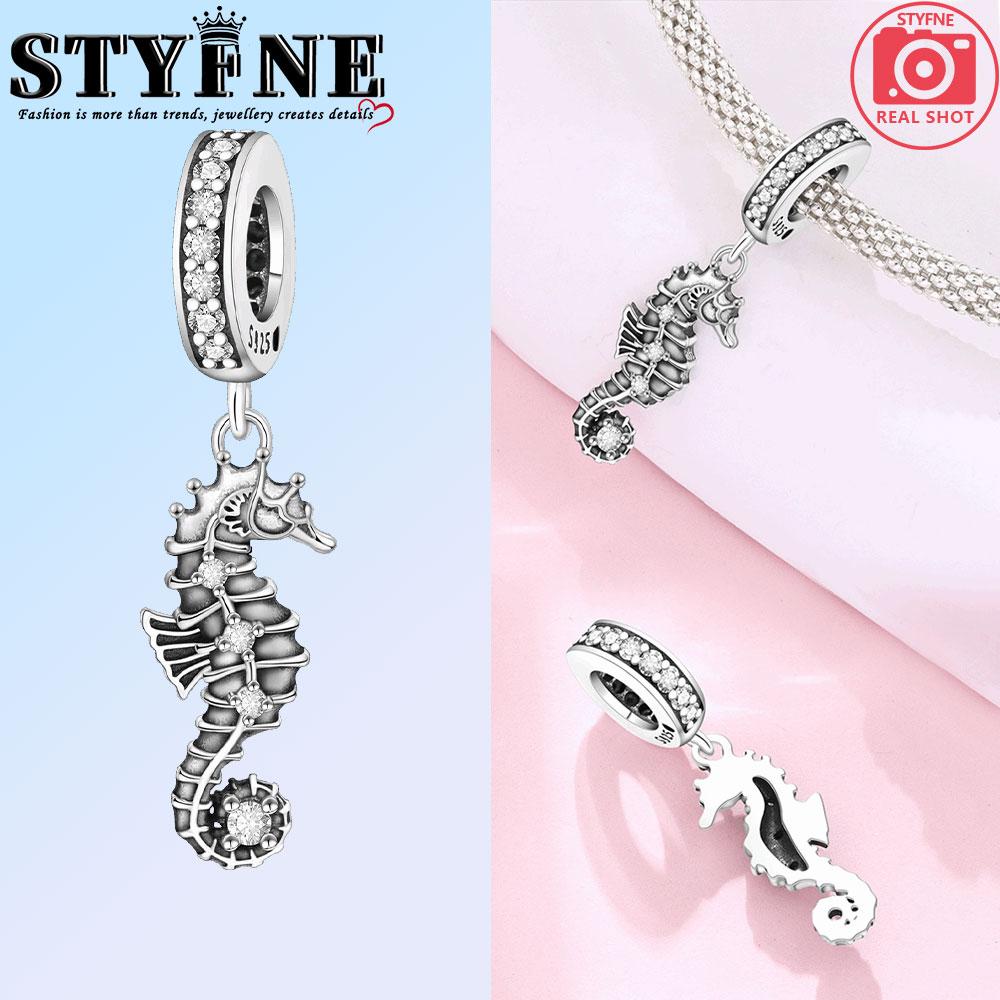 Copper Ocean Koi Turtle Conch Shell Starfish Mermaid Charms Beads Pendant For Original Bracelet Woman Girl Jewelry