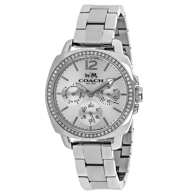 Женские часы Coach Boyfriend из нержавеющей стали 14502126 серебряный