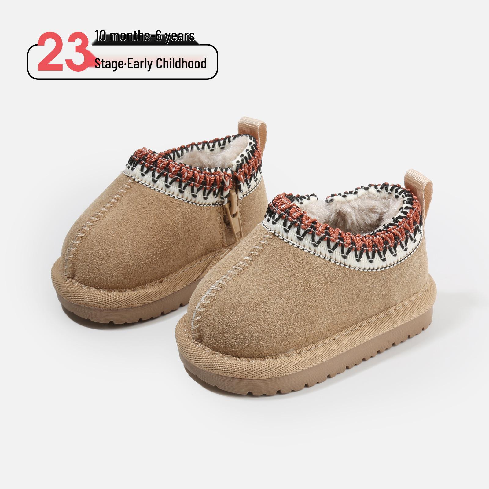 

Versatile Winter Boots: Stylish, Warm Cotton Boots for Boys, Girls, Infants, and Toddlers Factory order price for sizes 15-19 (120 pairs) абрикосовий