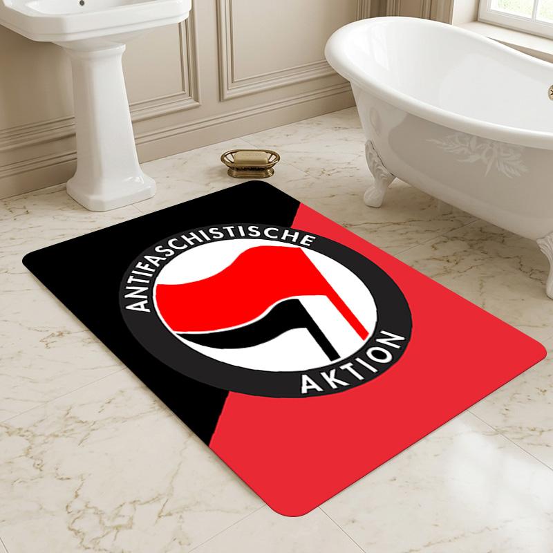 Antifaschistische Aktion Wohnzimmer Rutschfester Teppich Weicher Teppich Für Schlafzimmer Spielzimmer Sofaecke Büro Heimdekoration Fußmatte Weihnachtsgeschenk C9261072