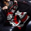 1pc Redhead Robot Soft Flannel All Season Throw for Home, Office, Outdoor UseDurable Comfort Soft Warm Throw for Home