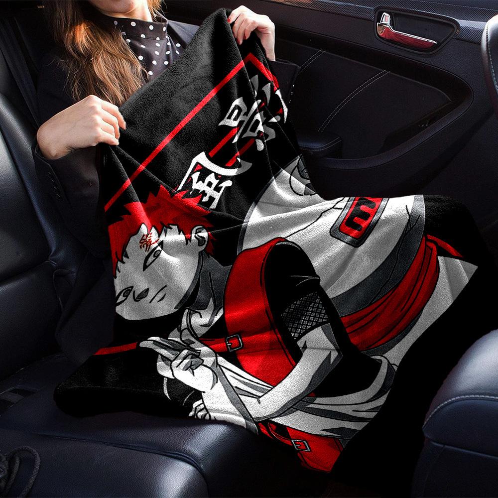 1pc Redhead Robot Soft Flannel All Season Throw for Home, Office, Outdoor UseDurable Comfort Soft Warm Throw for Home