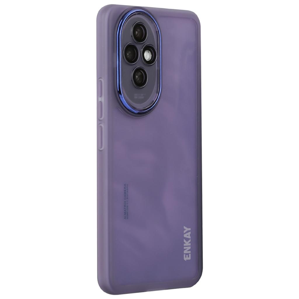 ENKAY HAT PRINCE For Honor 200 Pro 5G Case Matte TPU Phone Cover with Lens Film