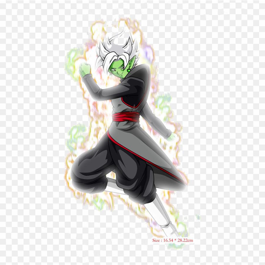 Patches For Clothes Bag Iron On Thermal Stickers Zamasu Render Goku Goten Pattern Washable Heat Transfer