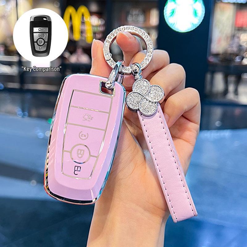 Key Case Shell for Ford Mondeo, Explorer, Focus, and Edge - Suitable for Men and Women