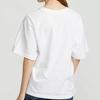 Uniqlo X JW Anderson X Federer Collaboration Letter Print Short Sleeve T-Shirt Women Tops White 430603-00