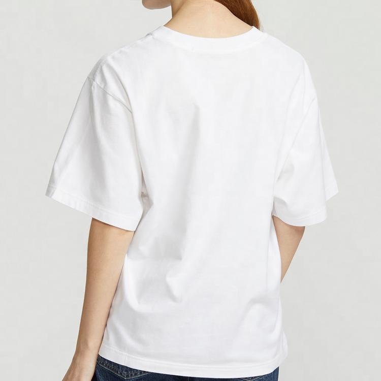 Uniqlo X JW Anderson X Federer Collaboration Letter Print Short Sleeve T-Shirt Women Tops White 430603-00