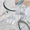 Binaural Vase Safe Glass Home Decoration For Photography Decoration Flower Vase Clear Vertical Strip Vase Glass Vase Simple
