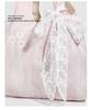 2025 Bow Art Lace One-Shoulder Large Canvas Tote Bag
