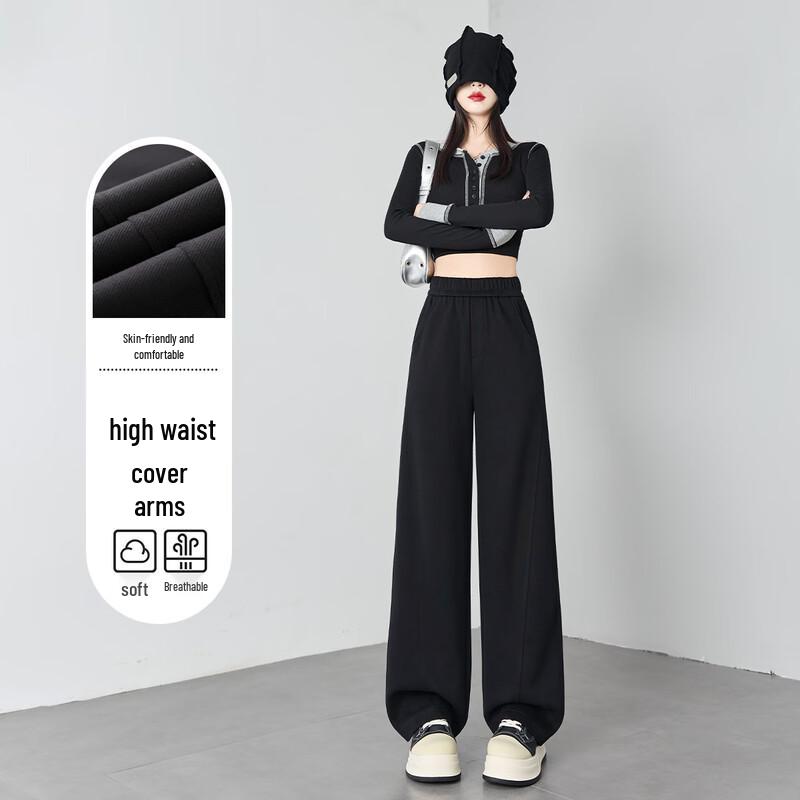 Women's High-Waist Relaxed Wide-Leg Trousers