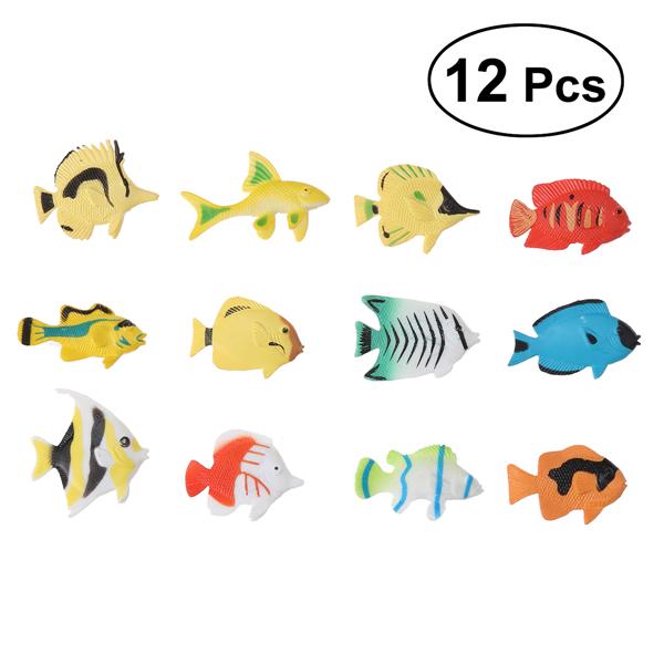 12pcs Tropischer Fisch Vorschul Kinder Spielzeug 12pcs Tropischer Fisch Vorschul Kinder Spielzeug
