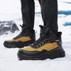 2024 Men's Waterproof Cotton Snow Boots, Winter Warm Velvet Sneakers, Cold-Proof Ankle Boots