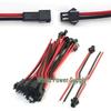 2P 2.54mm Pitch SM Terminal Connector Wire with Black Shell for Lighting