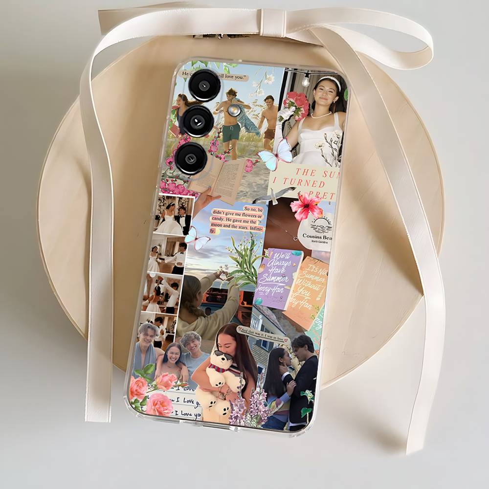 

The Summer I Turned Pretty Phone Case For Samsung S24,30,21,22,23,20 FE,lite,PIus,Ultra,5G,Note,9,10 Transparent Cover SamsungS9plus