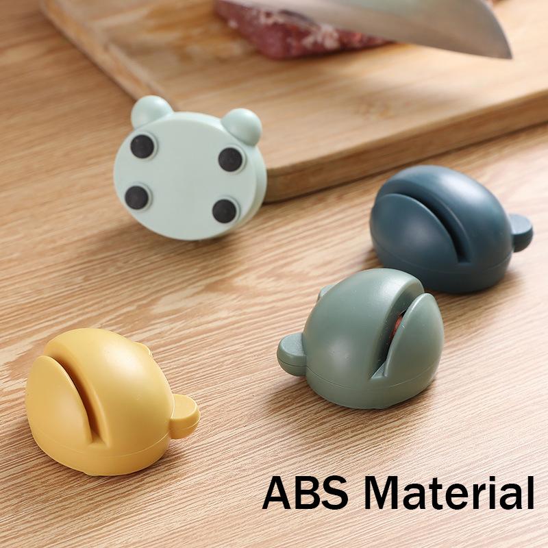 1pcs Mini Cartoon Knife Sharpener,Creative Frog Shape Knife Scissors Sharpening Device for Home,Portable Sharpener for Outdoor