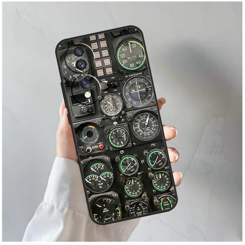 

Aviation Aeroplane Pilot Cockpit For Honor Magic 8 Pro 6 7 Lite Case For Honor Win RT 50 70 90 200 400 X8c X8b X9a X9b X9c X9d Honor 90 Lite