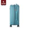 CROWN C-F2010A Brushed Hardshell Carry-on Luggage with Laptop Compartment