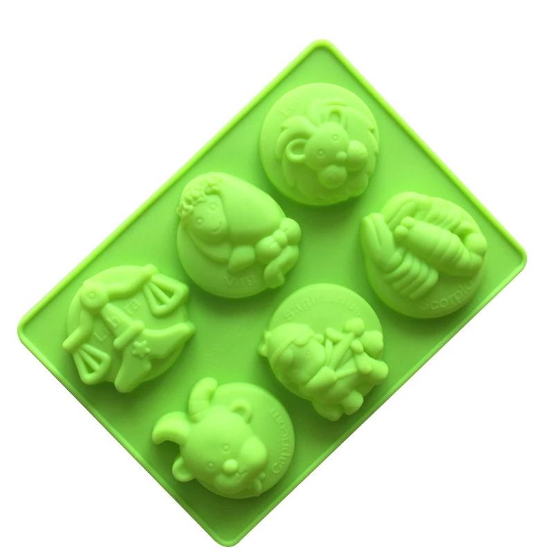 

Силиконовая форма для торта «Знаки зодиака», 12 созвездий, 6 отверстий, формы для выпечки, конфет, помадки, пудинга, печенья, 2 вида