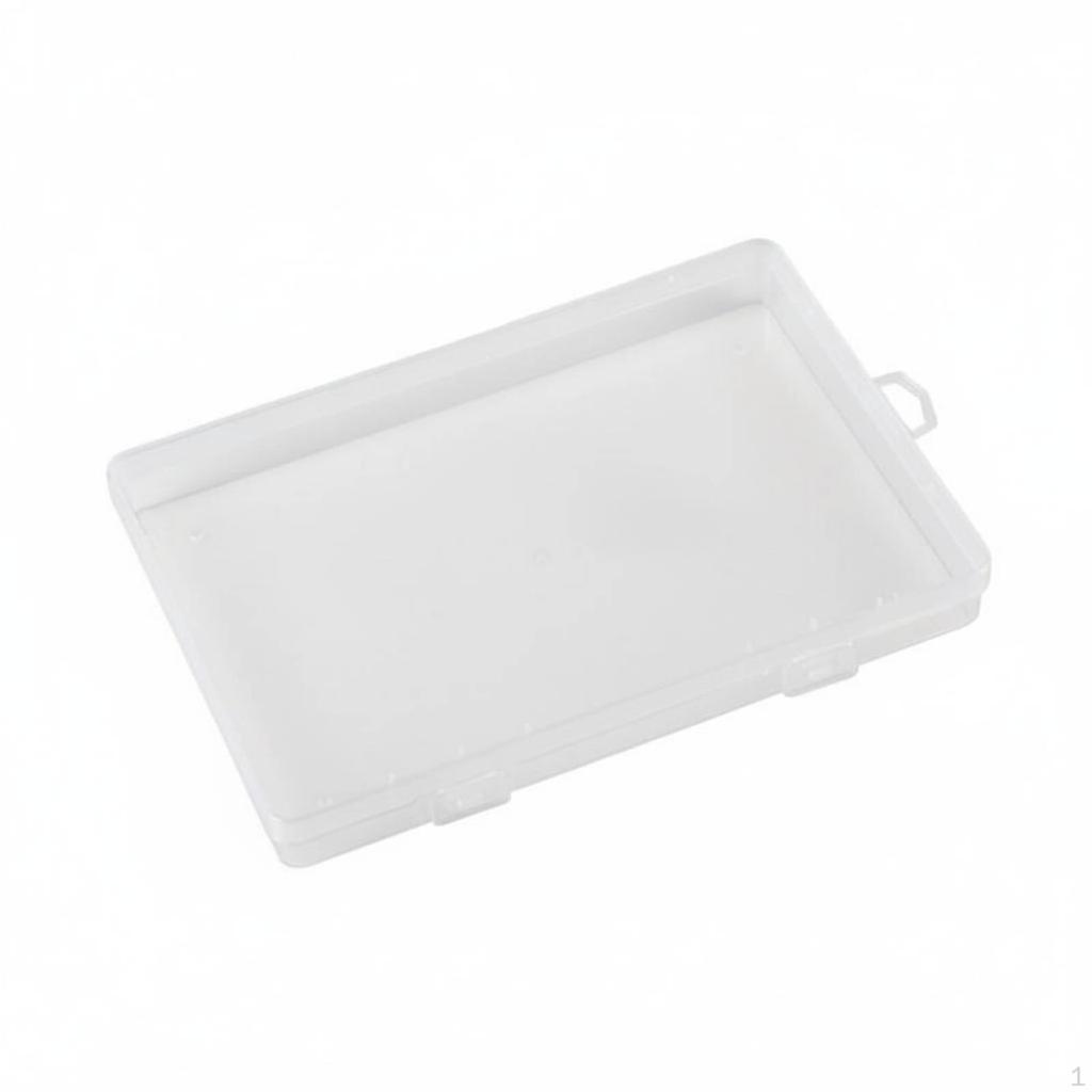 Clear Organizer Box PP Material Multipurpose for DIY Enthusiasts, Craft Room,