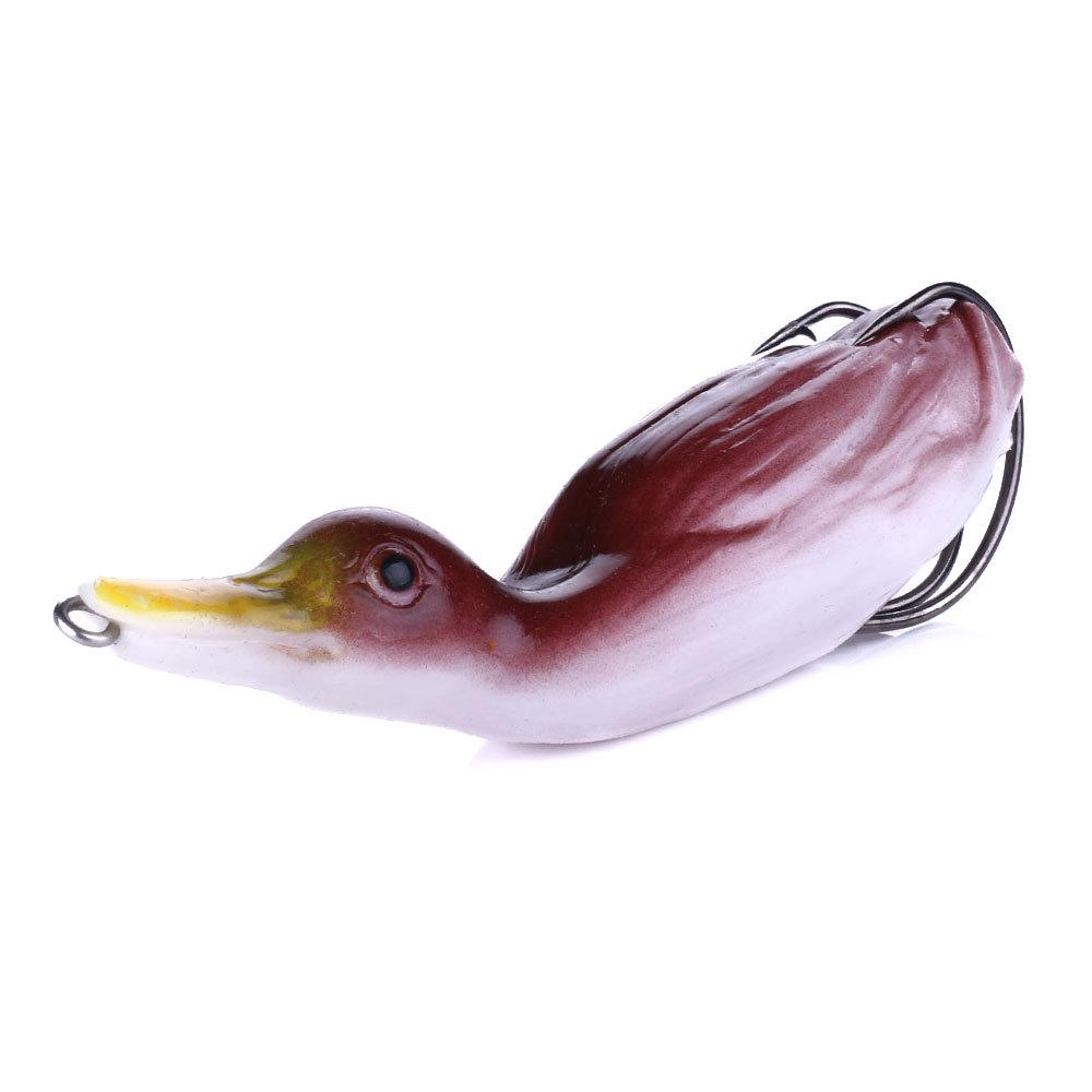 10.5cm 18.5g Duck Floating Soft Lure Shad Wobblers Silicone Fishing Lures Worm Artificial Bait