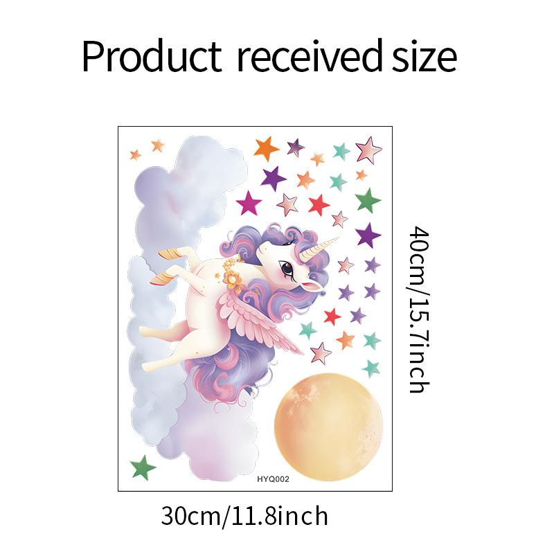 Luminous Fairy Mermaid Wall Stickers Kids Bedroom Home Decor Glow In The Dark Fairy Butterfly Decal Stickers Switch Wallpaper