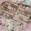 Glitzernder Deko-Sticker Cartoon Erdbeere Musiknote Themensticker für Handyhülle Journal Laptop Scrapbooking