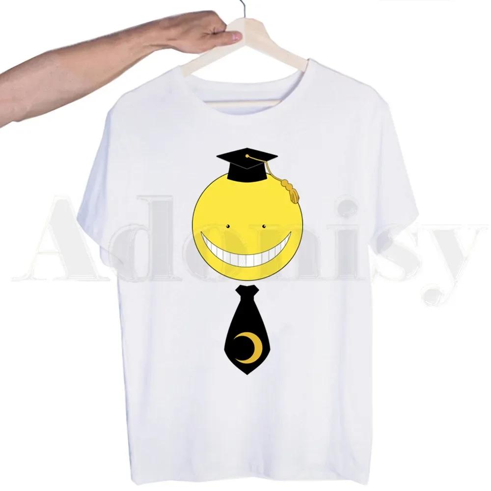 Assassination Classroom Korosensei Japanese Anime Tshirts Men Fashion Summer T-shirts Tshirt Top Tees Streetwear Harajuku Funny