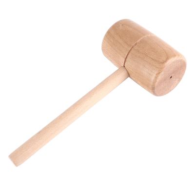 Holzhammer Rundkopf Leichtgewicht Massiv Buche Hammer für Holzbearbeitung DIY Projekte