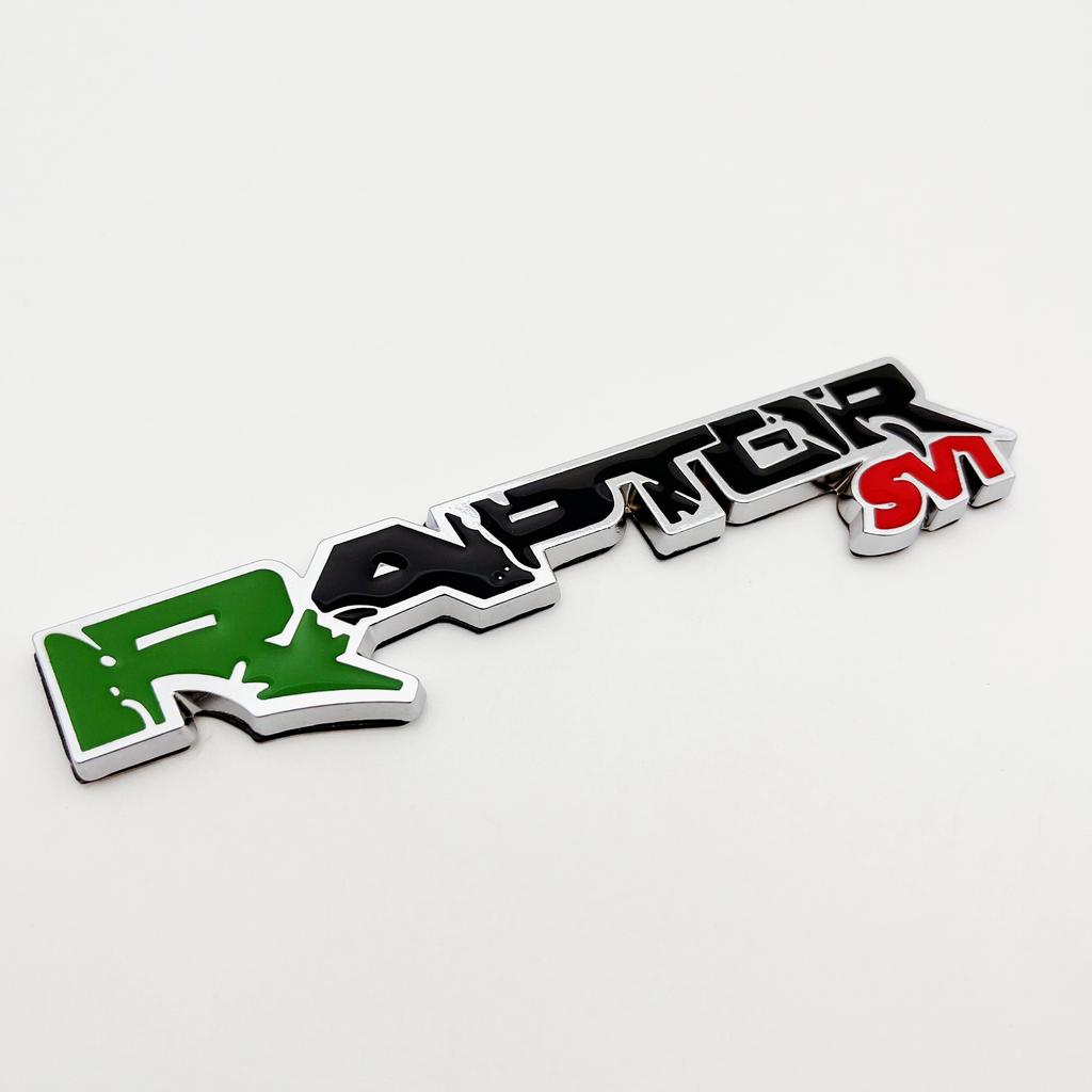 1pcs RAPTOR SVT 3D Metal Emblem Decals Car Wing Fender Rear Trunk Door Stickers Fit For SVT F150 ORV XLT Fx4 Styling Accessories