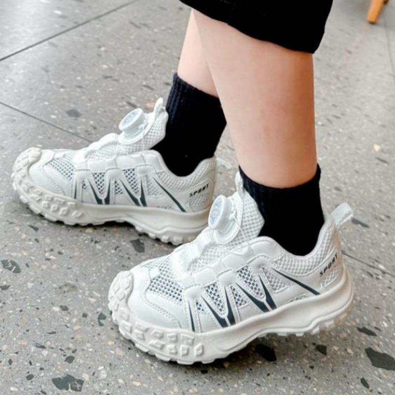 Fashion Summer Children's Casual Shoes Girls and Boys Tennis Breathable Mesh Sneakers Non-slip Outdoor White Shoes
