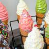 1-piece Set, Simulated Sauce Coated Plastic Ice Cream Model, Ice Cream Shop Display Prop, Photography Stage Prop