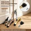 Kick Down Door Stopper Easy Pedal Long Lasting Use 1 Set Anti Rust Hardware Floor Holder for Home Office Hotel Apartment