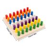 Children Educational Wooden Puzzle Toy For Color Recognition Practice And Exploration 3+