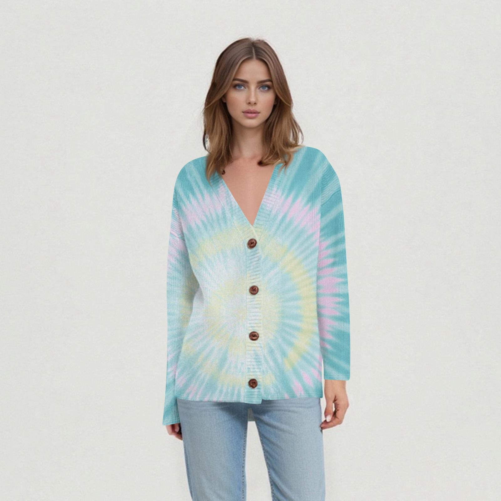 

Женские повседневные топы на каждый день Вязаный кардиган-жакет L