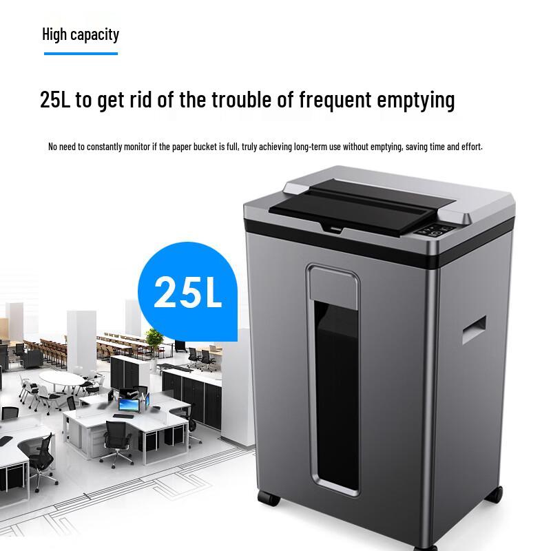 GEPAD Level 5 High-Security Paper Shredder CN plug (adapter included)