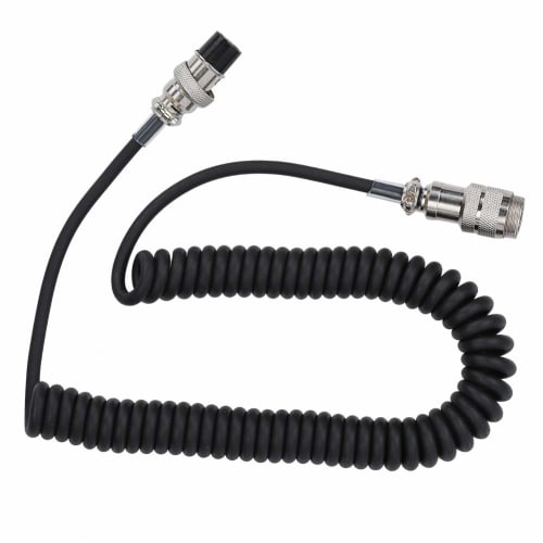 8-pin Coiled Microphone Cable, 8-Core, Convenient 8-Pin Coiled Extension Microphone Cord, Male To Female Cable