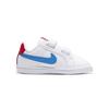 Nike Classic Versatile Non-Slip Durable Low-Top Walking Shoes Baby Shoes White Blue Red 833537-109