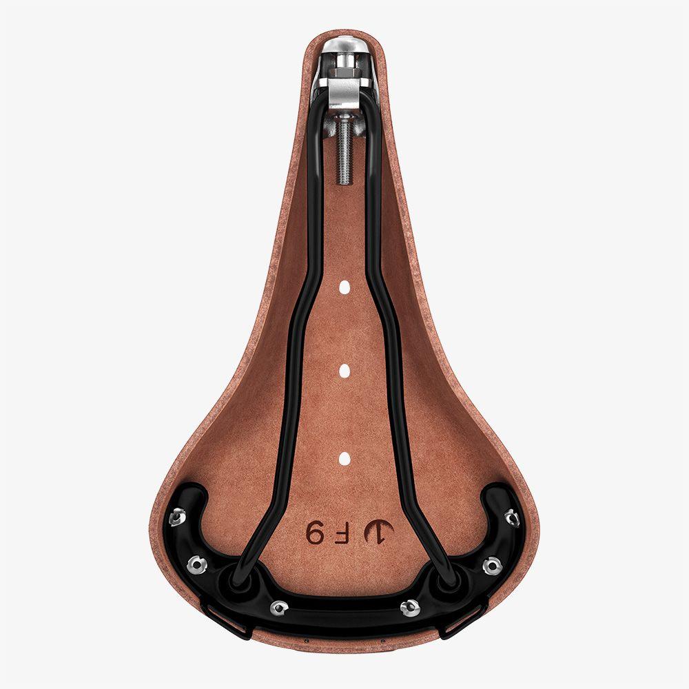 Siodełko Rowerowe Brooks B17 Standard Brown Steel Rail 520G Amortyzacja