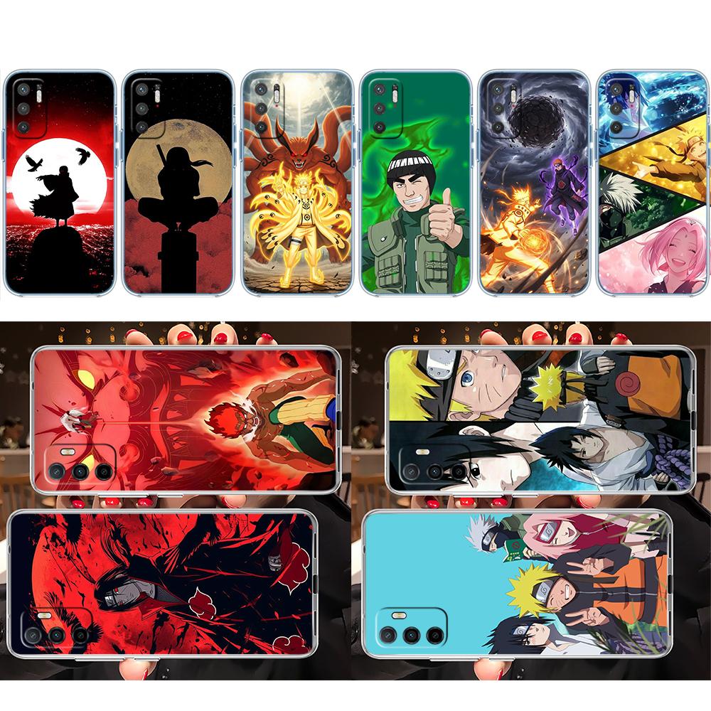 LO77 Naruto Uzumaki Soft Shell Transparent Phone Case for Samsung Galaxy A04 A04S A14 A23 A34 A54 M23 M33 M52 M53