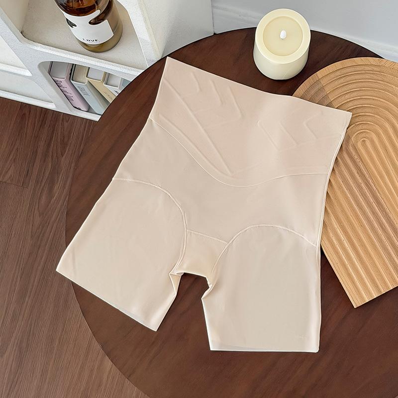 Ladies Summer Light Plastic Belly Lift Hip Ice Silk 10A Antibacterial Bottom Crotch Anti Slip Traceless High Waist Safety Underwear