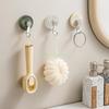 24TE No Residues Suction Cup Hooks Practical Waterproof Wall Mounts For Bathroom Kitchen Towel Robe Hanging Solution