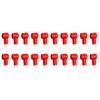 20PCS Plastic Battery Terminal Cover Boots Insulating Protective Lug Cap 12x20mm Red Parts Accessories