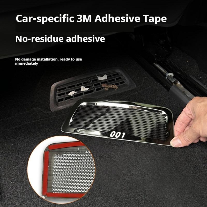 Fit For Zeekr 001 2024 2025 2026 Car Specialized Under Seat Air Outlet Dust Cover Air Conditioner Modified Interior