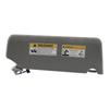 83280TG7A12ZB Left Driver Side Sun Visor Gray for Honda Pilot Ridgeline 2017-22