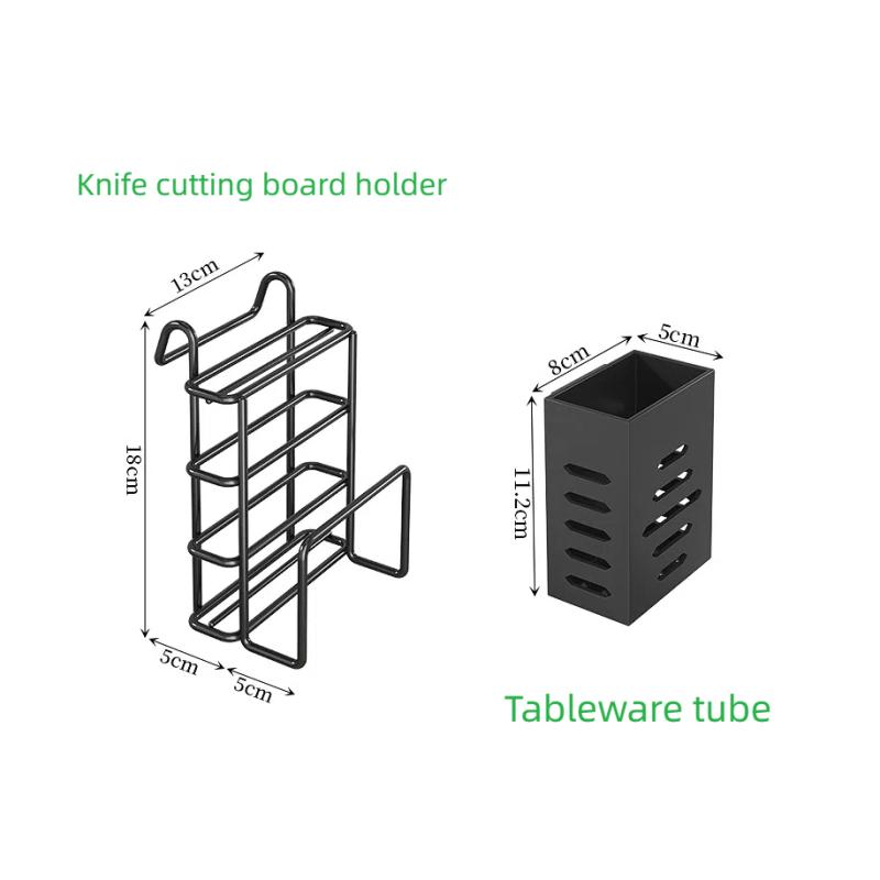Moderní dvoupatrový kovový odkapávač na nádobí, organizér na kuchyňské desce s odkapávací deskou