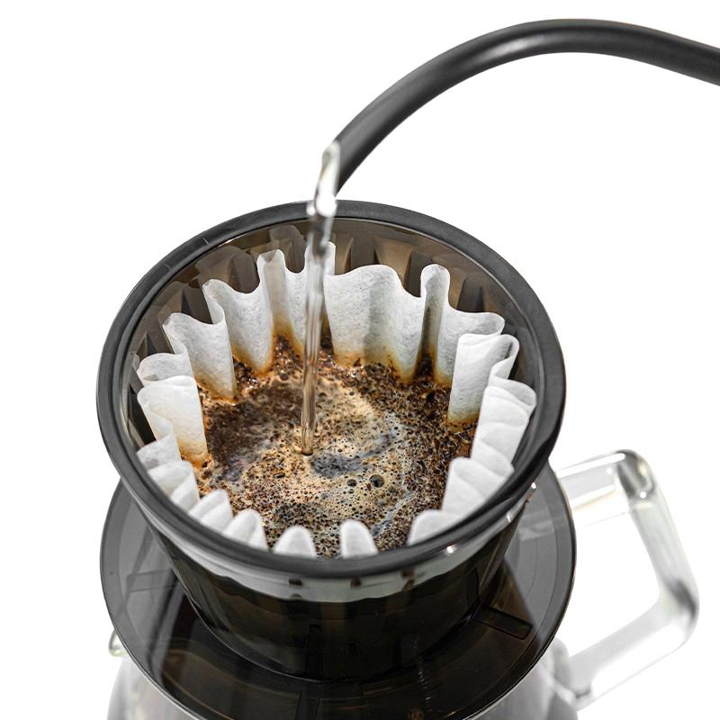 Wave Coffee Dripper  Eye Pour Over Coffee Funnel Filter Cups Coffee Maker Flat Bottom Increase Uniformity