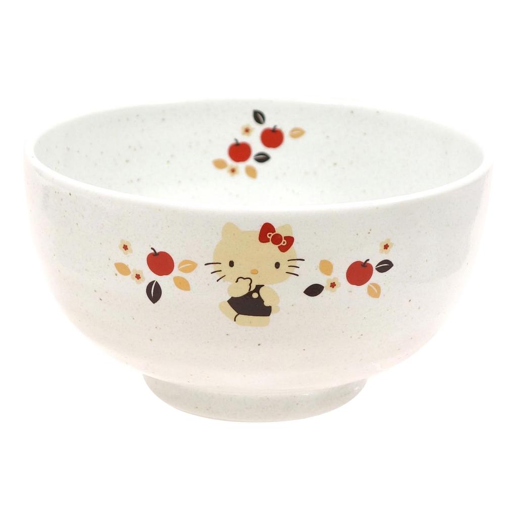 Sanrio Rice Microwave and Dishwasher Hello Flower Apple Made in Product 364137 "Hello Kitty" Bowl, Approx. 16cm, Safe, Tableware, Goods, Kitty,
