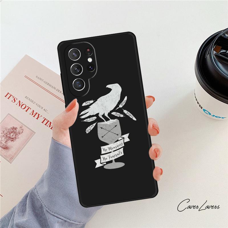 Six Of Crows Phone Case For Samsung Galaxy S24 S25 S23 S22 Ultra Note 10 20 Plus S20 S21 FE Cover