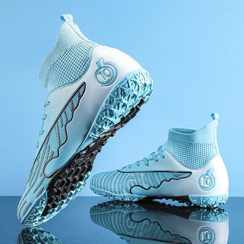 New Multi-color Optional Summer Football Men's and Women's Outdoor Football Training Shoes Lawn Long Cleats Wear and Comfortable
